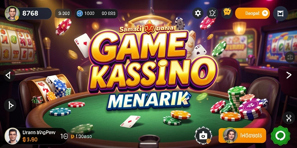 Screenshot utama 8768 menampilkan gameplay seru Kasino.