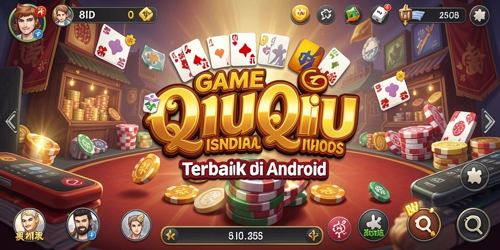 Tampilan gameplay seru dari 8ID dalam QiuQiu.