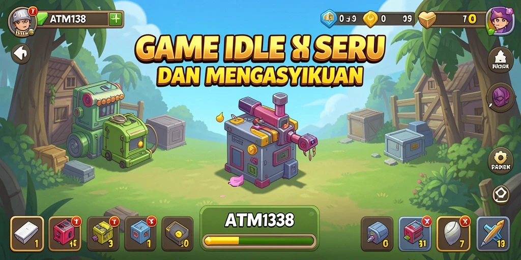 Tampilan screenshot ATM138 yang menunjukkan keseruan gameplay Idle.