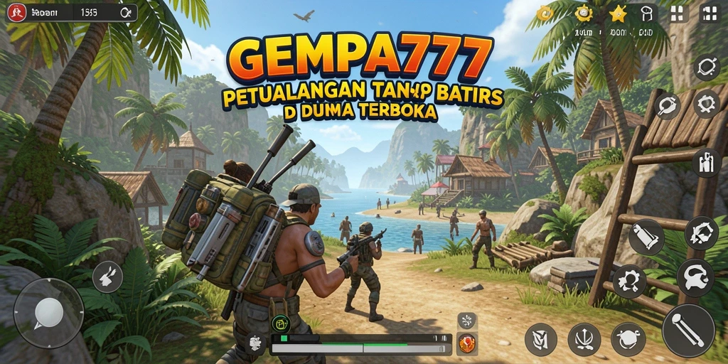 Tangkapan layar GEMPA777 menampilkan eksplorasi menakjubkan di dunia terbuka.
