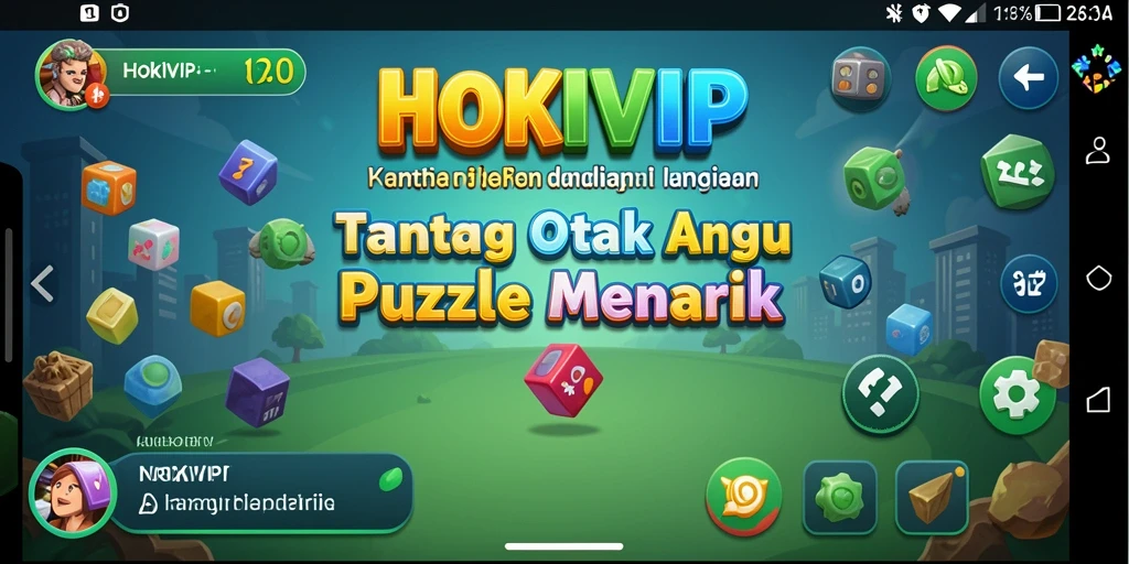 Screenshot menunjukkan gameplay menantang di HOKIVIP.