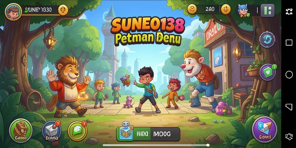 Tampilan gameplay yang seru dan menghibur di SUNEO138.