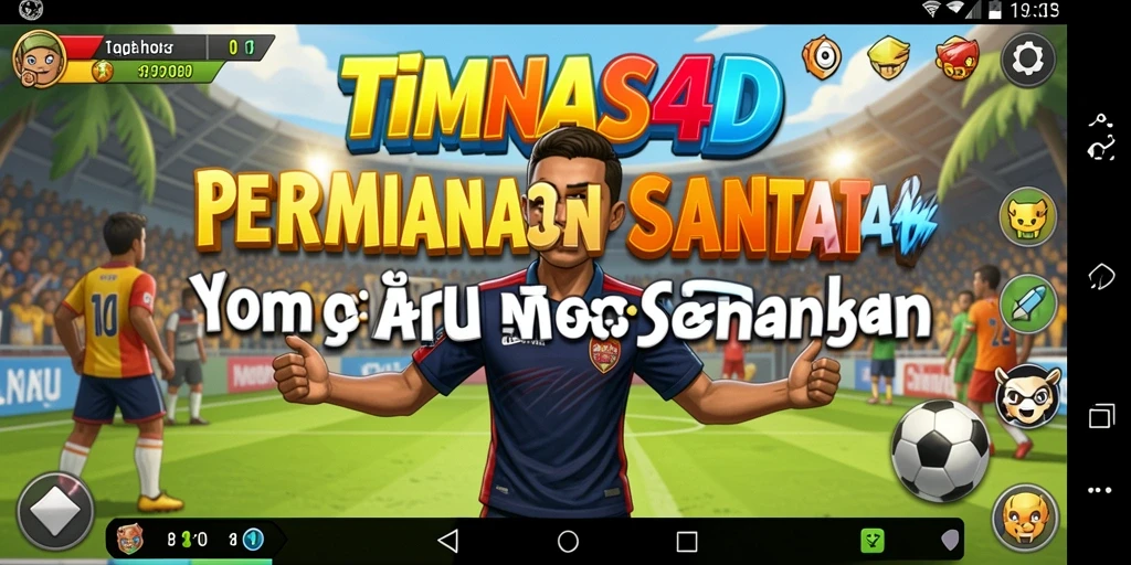 Tampilan gameplay TIMNAS4D yang menyenangkan dan menarik.