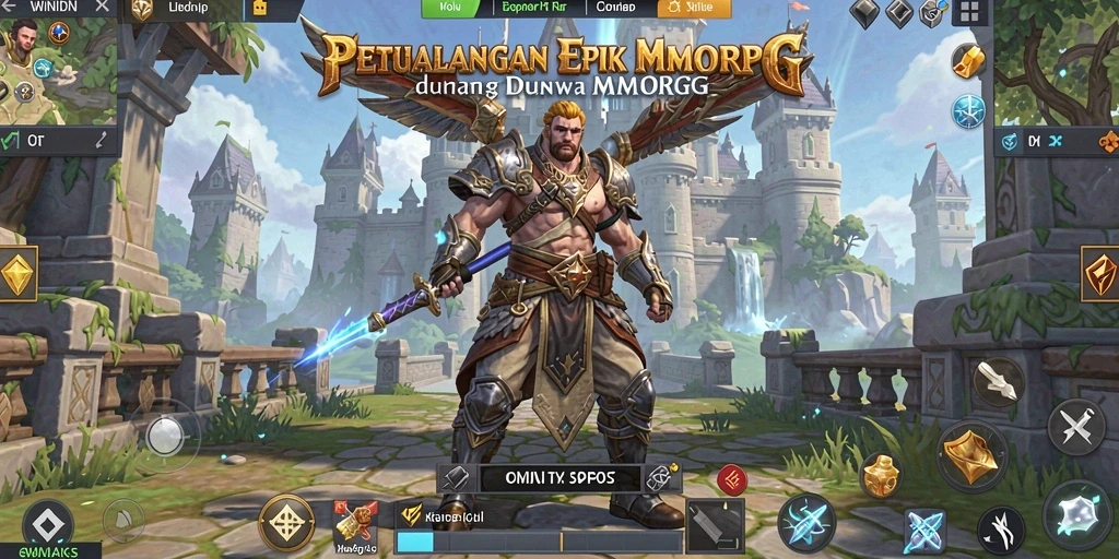 Gameplay seru dan mendalam dari WINIDN di dunia MMORPG.